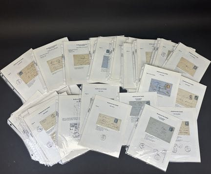 Corriere: Bella raccolta di timbri postali, timbri