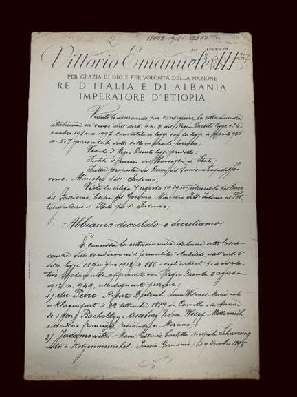 Autogramm aus dem Jahr 1940, signiert von Viktor E