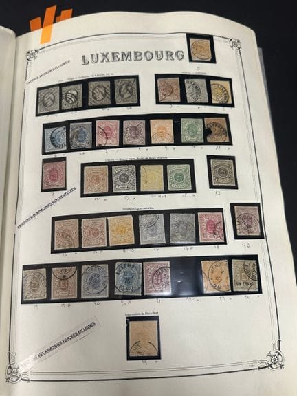 Lussemburgo: Collezione di francobolli del Lussemb
