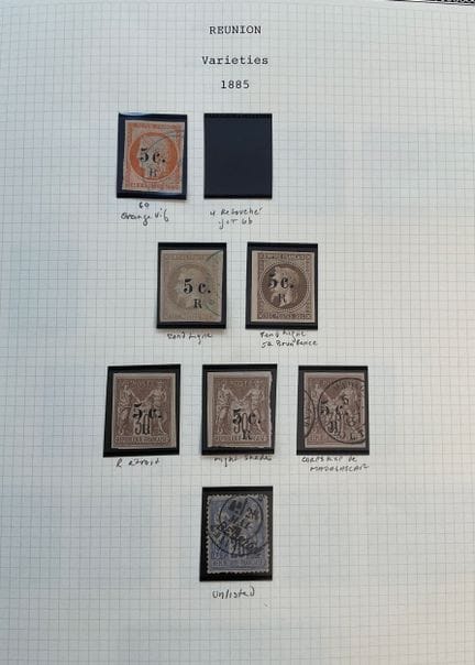 Colonie francesi - Riunione: Collezione completa d