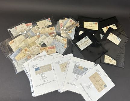 Francia - Lettere con destinazione: Collezione di 