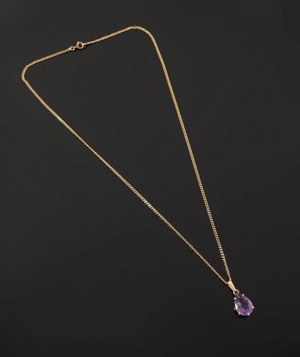 Halskette aus 18 Karat Gelbgold (750) mit Panzerke