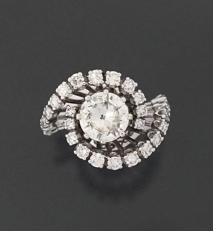 Carl Bucherer zugeschrieben
Tourbillon-Ring aus 18