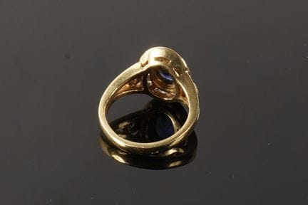Ring aus 18 Karat Gelbgold (750 Tausendstel), verz