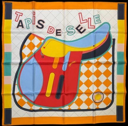 HERMÈS PARIS
Tapis de Selle model
Double-sided sil