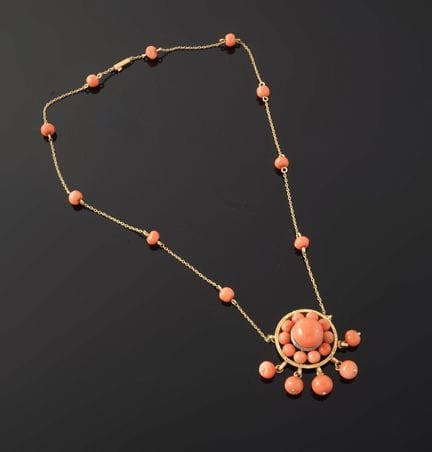 Affascinante collana in oro giallo 18 carati 750 m