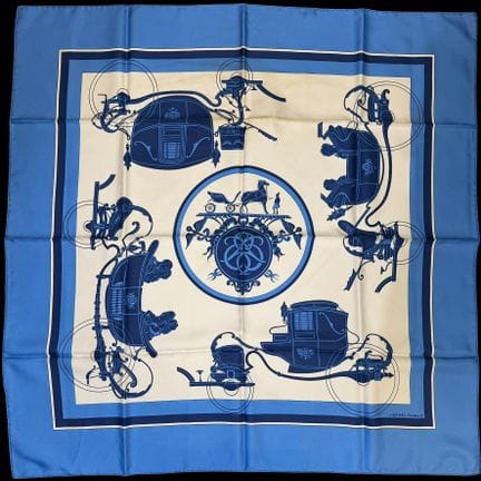 HERMÈS Paris
Ex Libris Model
Silk scarf in shades 