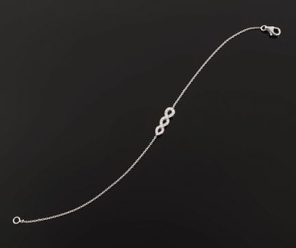 Armband aus 18 Karat Weißgold (750) mit Forçat-Gli