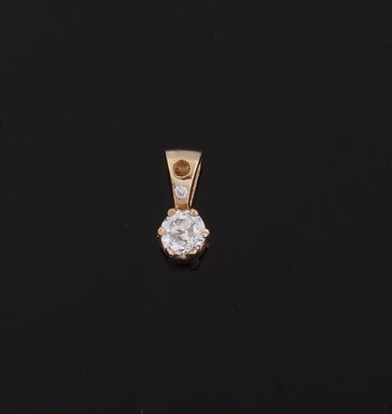 Anhänger aus 18 Karat Gelbgold 750 Tausendstel, be