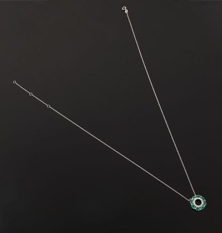Halskette aus 18 Karat Weißgold (750er) mit Jasero