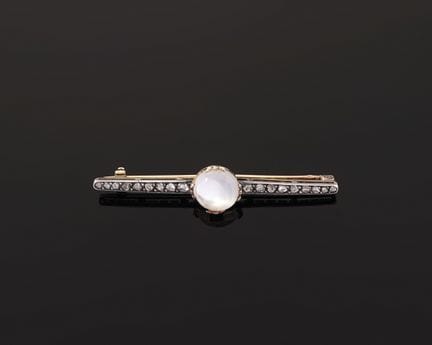 Brosche aus 18 Karat Gelbgold (750 Tausendstel) un