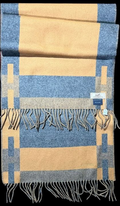 HERMÈS PARIS
Model H Passant 
Double-sided cashmer