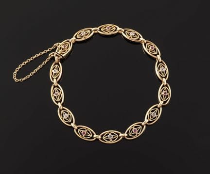 Armband aus 18 Karat Gelbgold (750 Tausendstel) mi