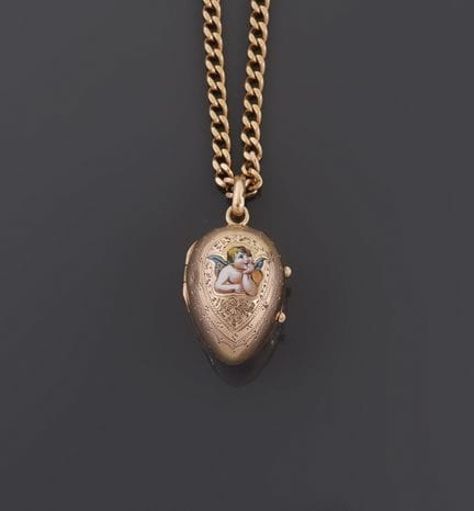 Halskette aus 18 Karat Gelbgold (750 Tausendstel) 