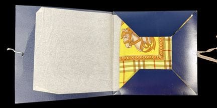 BURBERRYS
Silk scarf featuring an equestrian scene