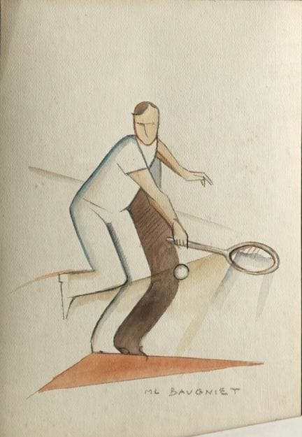 Tennis / Dessin
Marcel-Louis BAUGNIET (1896-1995)
