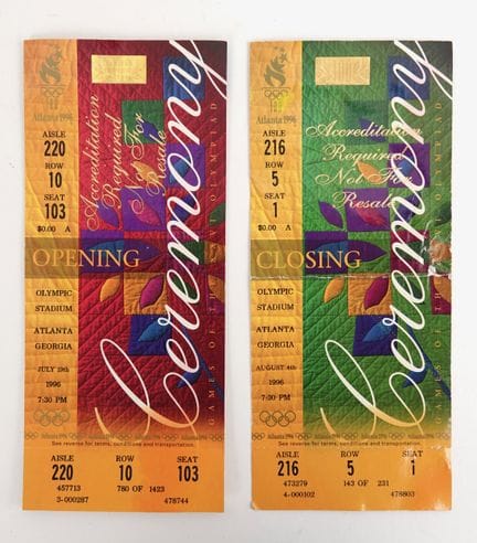 Olympic Games / Atlanta 1996 / Ceremonies
Set of 2