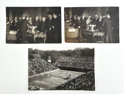 Tenis / Copa Davis 1928
2 fotografías analógicas d