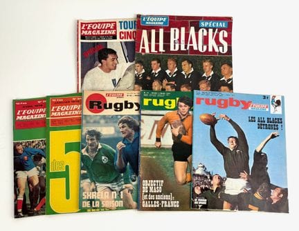 Rugby / Presse
Umfangreiche Pressesammlung mit 4 A