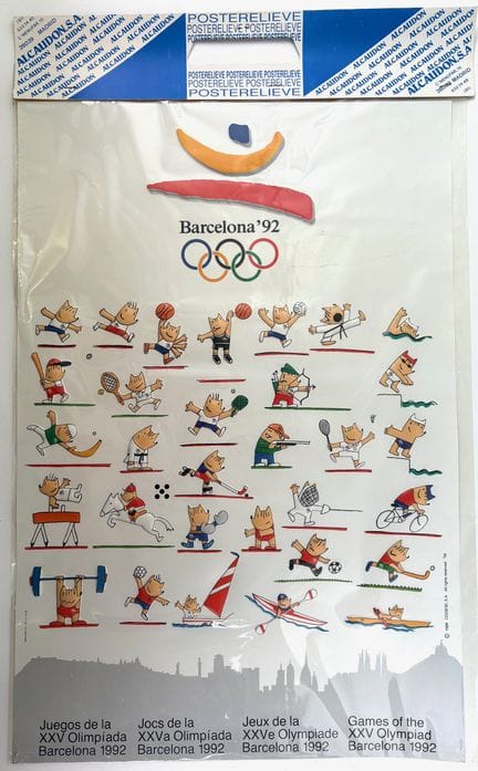 Olympic Games / Barcelona 1992
Official embossed p