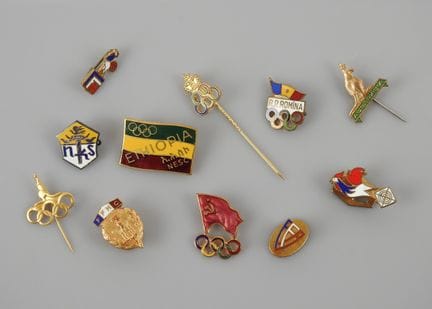 Jeux olympiques / Melbourne 1956
Lots de badges et