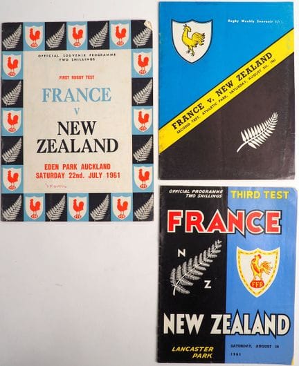 Rugby / All Blacks / Tournee 1961 / Bala / Crauste