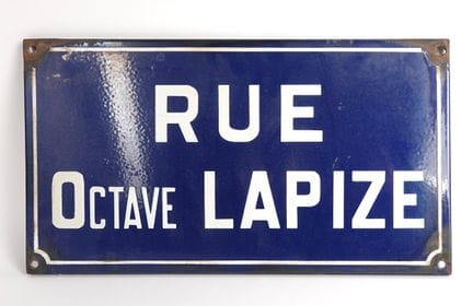 Cycling / Lapize / Tour de France
Enameled street 