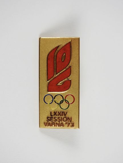 Jeux Olympiques / Congrès 
Insigne de la 74e sessi