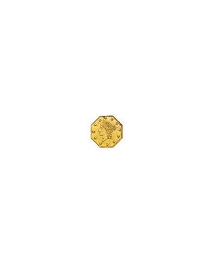 USA
CALIFORNIA GOLD
1/4 Dollar, octagonal, Small L