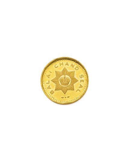 INDIA
1 tola
Obverse: BALAI CHAND SEAL
Crown withi