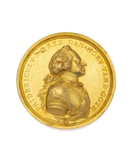 DENMARK
FREDERIK V
42-ducat medal
Copenhagen Acade