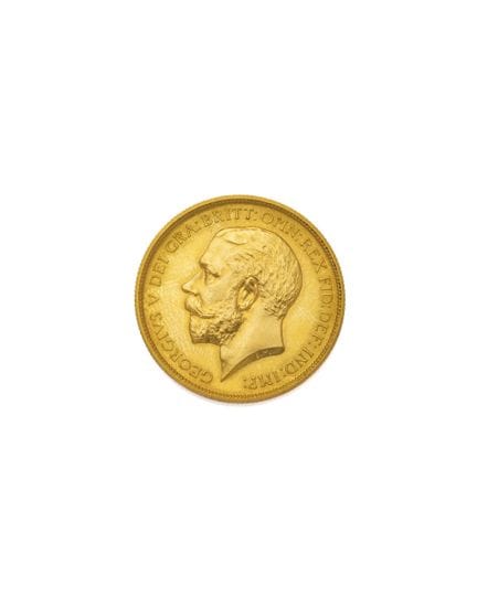 GREAT BRITAIN
GEORGE V
2 sovereigns
Obverse: GEORG