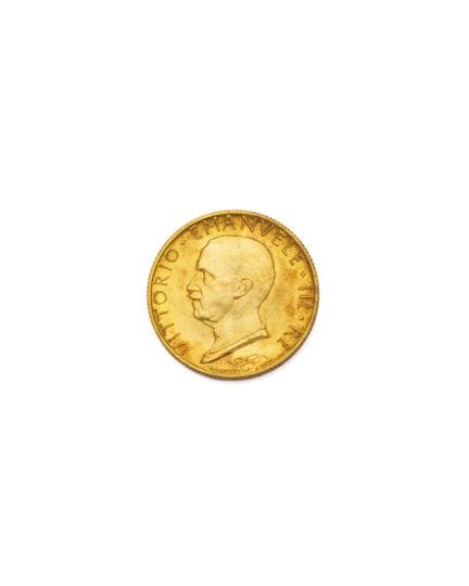 ITALY
VICTOR EMANUEL III
100 lire
Obverse: VITTORI