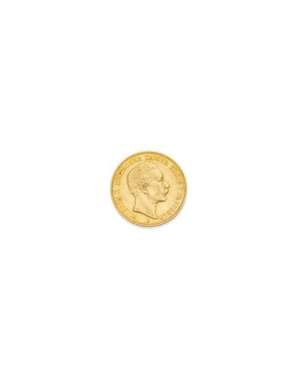 GERMANY
PRUSSIA
10 marks
Obverse: WILHELM II, GERM