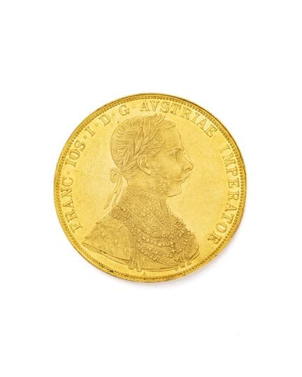 AUSTRIA
FRANZ JOSEPH
4 ducats
Obverse: FRANC IOS I