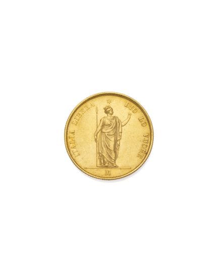 ITALY LOMBARDY
PROVISIONAL GOVERNMENT
40 lire
Obve