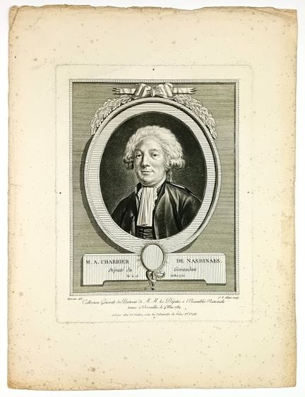 LOZÈRE. Marc Antoine CHARRIER DE NASBINALS, Notary