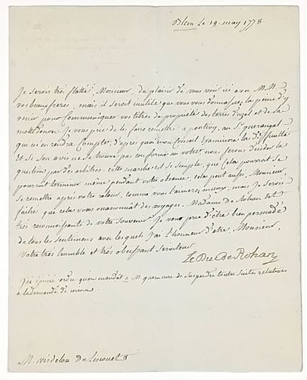 ROHAN-CHABOT. BRITTANY. Louis Antoine Auguste de R