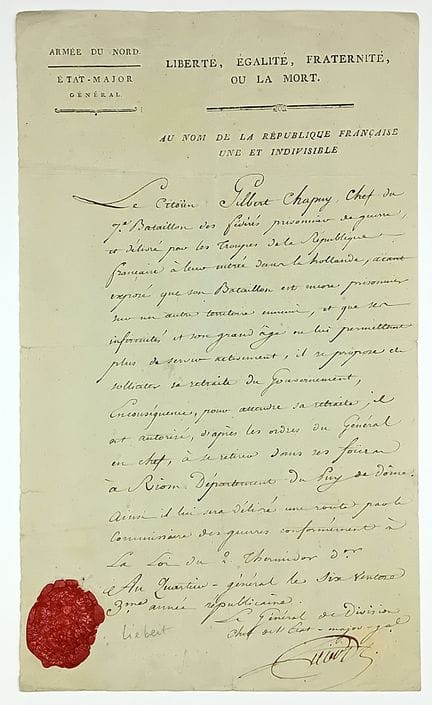 Jean-Jacques LIÉBERT, Baron de Litray (Liesse-Notr