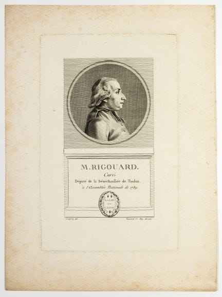 VAR. Jean Joseph RIGOUARD, parish priest, deputy f