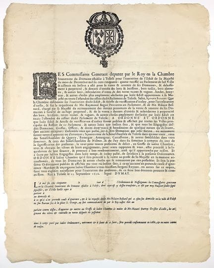 PARLEMENT DE TOULOUSE (Haute-Garonne) 15 Septembre