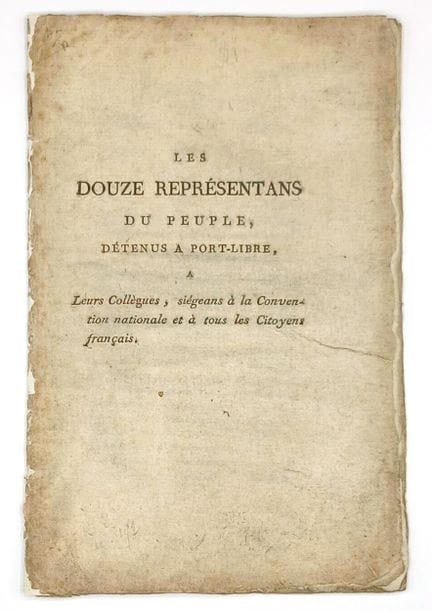 MORBIHAN. LA TERREUR. « Les Douze Représentants du