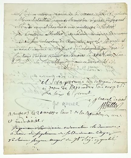 Général François MULLER (Sarrelouis 1764 - Orléans