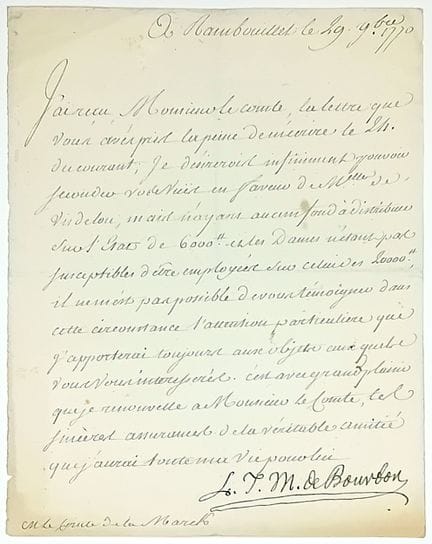 Louis Jean Marie De BOURBON, Duc de PENTHIEVRE (Ra