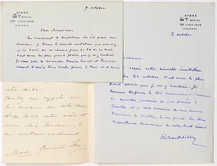 VAL D’OISE. Château de « STORS par MÉRIEL » (En-tê