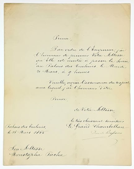 MARET (Napoléon-Joseph-Hugues, duc de BASSANO) Fil