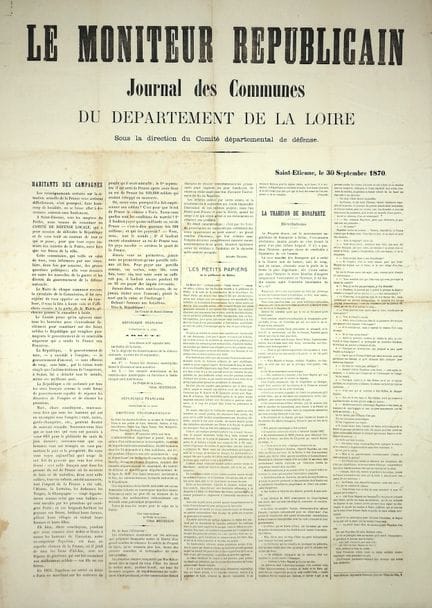 (LOIRE – LA TRAHISON DE BONAPARTE (Napoléon III), 
