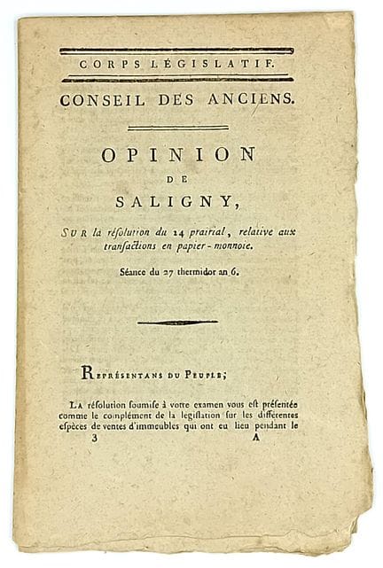 MONNAIE. Nicolas Louis de SALLIGNY (1736-1819) Dép