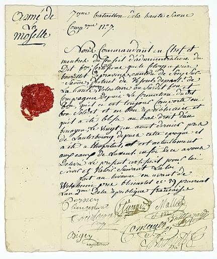 7° Bataillon de la HAUTE SAÔNE, Compagnie n° 17 à 