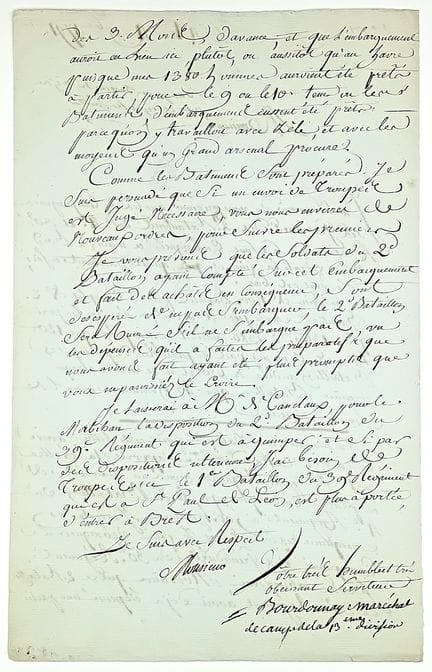 Comte de LA BOURDONNAYE Anne-François-Augustin (Gu